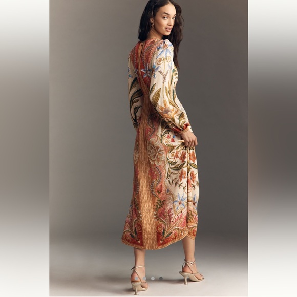 Farm Rio x Anthropologie Long-Sleeve V-Neck
Maxi Dress -Size XS - Picture 4 of 9